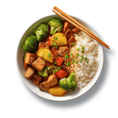 Stir Fry macro photo