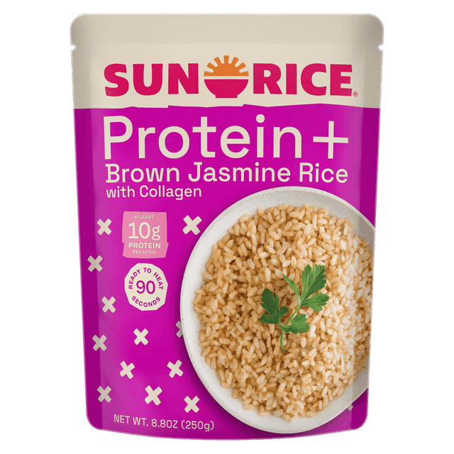 SunRice Protein+ Brown Jasmine Rice with Collagen image